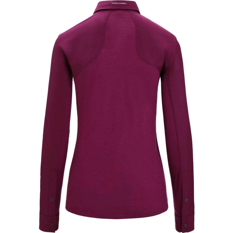 Icebreaker Dames Hike Blouse 2 Icebreaker Dames Hike Blouse - Afbeelding 2