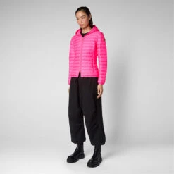 SAVE THE DUCK Dames Kyla Hoodie Jack -Odlo || CMP || DIDRIKSONS Winkel 1118182 001 pic3