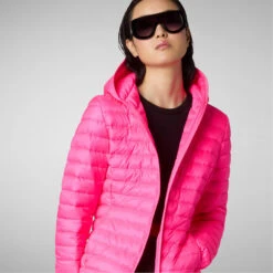 SAVE THE DUCK Dames Kyla Hoodie Jack -Odlo || CMP || DIDRIKSONS Winkel 1118182 001 pic5