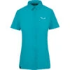 SALEWA Dames Puez Minicheck 2 Dry Blouse