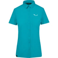 SALEWA Dames Puez Minicheck 2 Dry Blouse