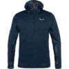 SALEWA Heren Boe Alpine Merino Half Zip Hoodie