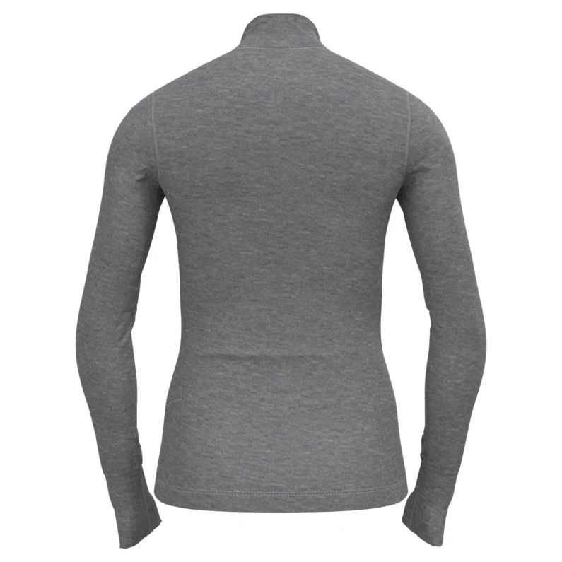 Odlo Dames Merino 2 Turtle Half Zip Longsleeve 2 Odlo Dames Merino 2 Turtle Half Zip Longsleeve - Afbeelding 2