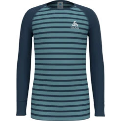 Odlo Kinderen Active Warm Eco Stripes Longsleeve