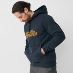 Fjällräven Heren Fjällräven Logo Hoodie -Odlo || CMP || DIDRIKSONS Winkel iview 1105710 001 pic4