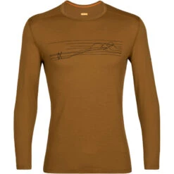 Icebreaker Heren 200 Oasis Ski Stripes Longsleeve