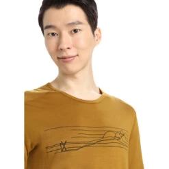 Icebreaker Heren 200 Oasis Ski Stripes Longsleeve -Odlo || CMP || DIDRIKSONS Winkel iview 1106456 001 pic3