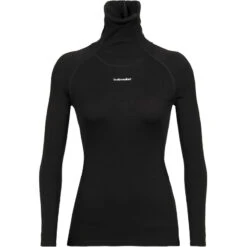 Icebreaker Dames Merino Roll Neck Longsleeve