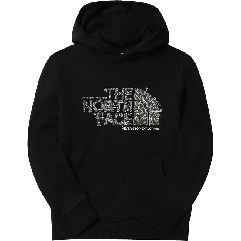 The North Face Kinderen Teens Drew Peak P/o Hoodie 1 The North Face Kinderen Teens Drew Peak P/o Hoodie