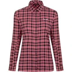 SALEWA Dames Fanes Flannel 5 PL Blouse